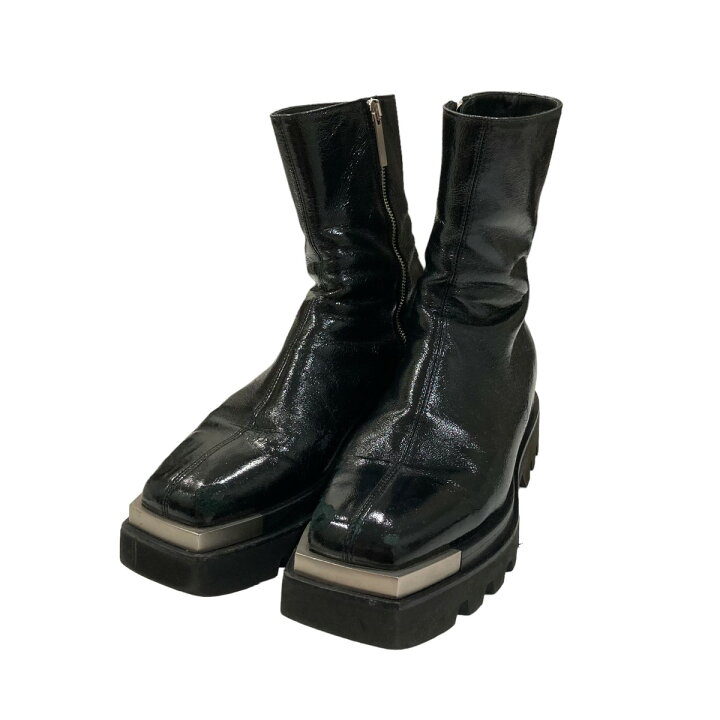 楽天市場】【中古】PETER DOエナメル加工コンバットブーツ ブラック 