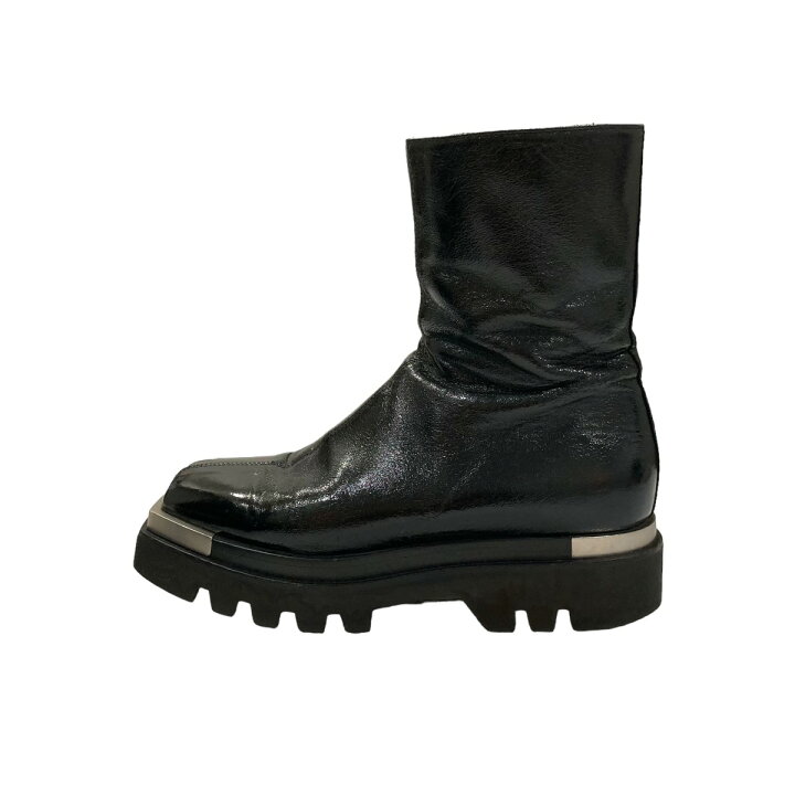 楽天市場】【中古】PETER DOエナメル加工コンバットブーツ ブラック  