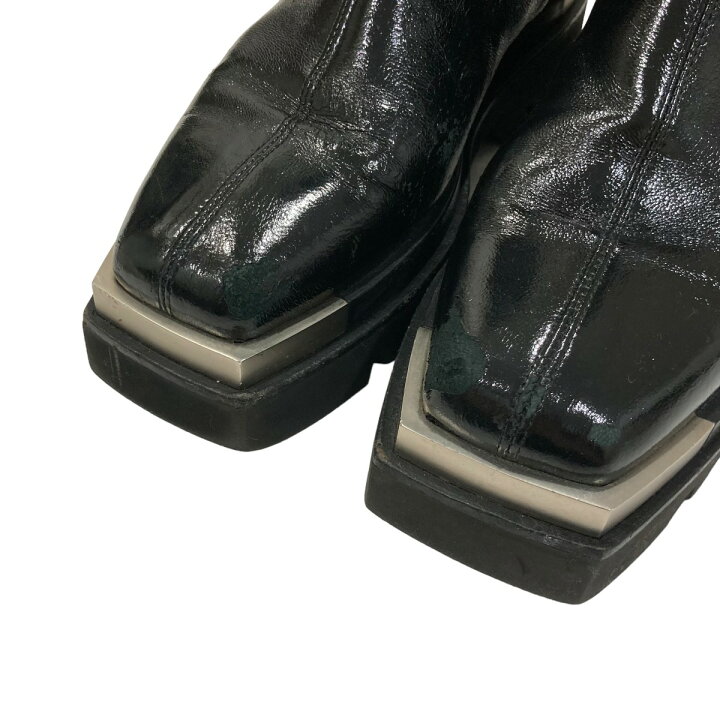 楽天市場】【中古】PETER DOエナメル加工コンバットブーツ ブラック 