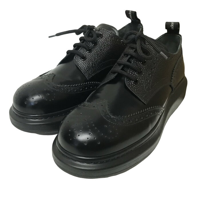楽天市場】【中古】ALEXANDER McQUEENレザーシューズ 586200 ブラック 