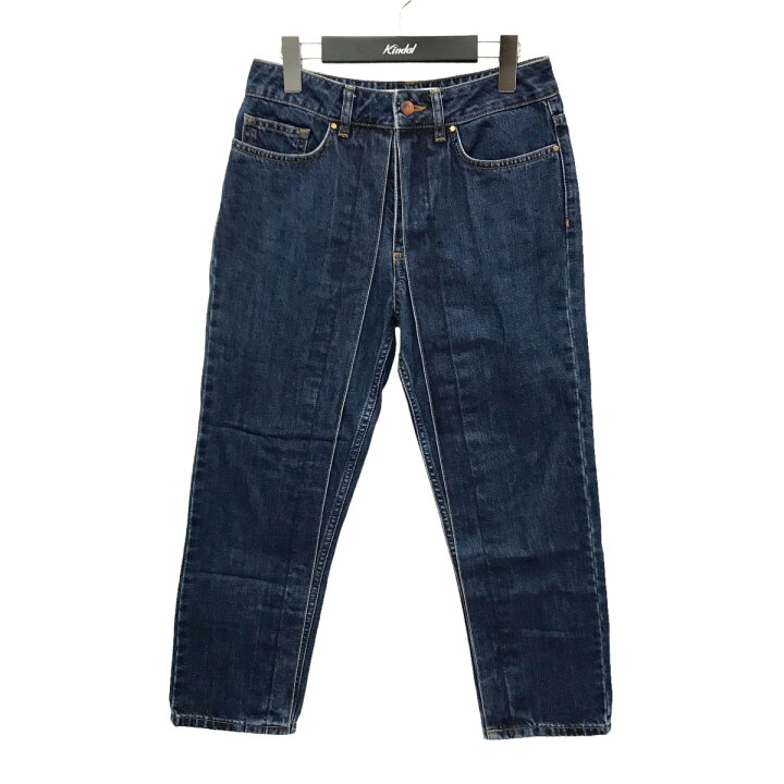 楽天市場】【中古】AALTO プリーツストレート デニムパンツ インディゴ 