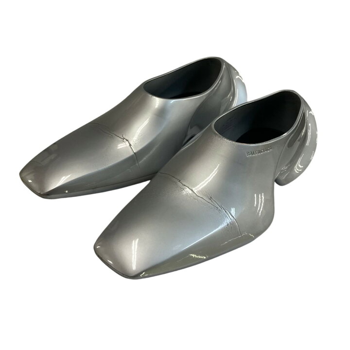 楽天市場】【中古】BALENCIAGASPACE スペースシューズ シルバー サイズ  