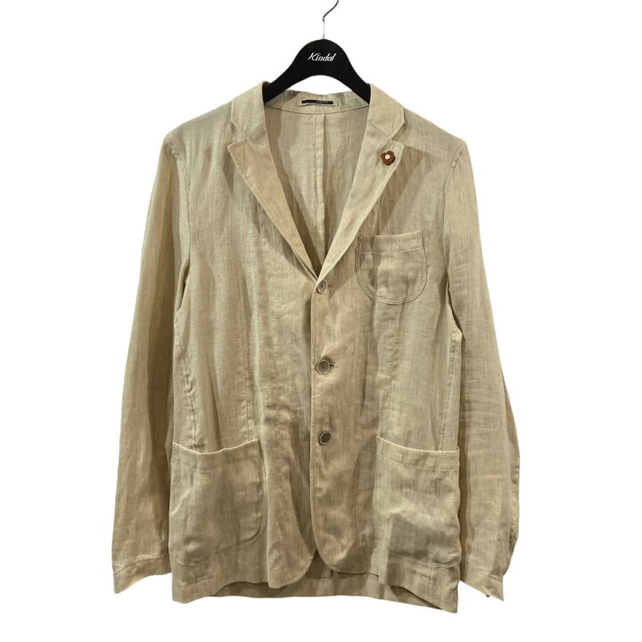 楽天市場】【中古】LARDINI リネンジャケット JPCM21 ベージュ サイズ 