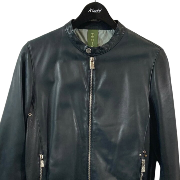楽天市場】【中古】Delan シングルライダースジャケット ADGIU100 