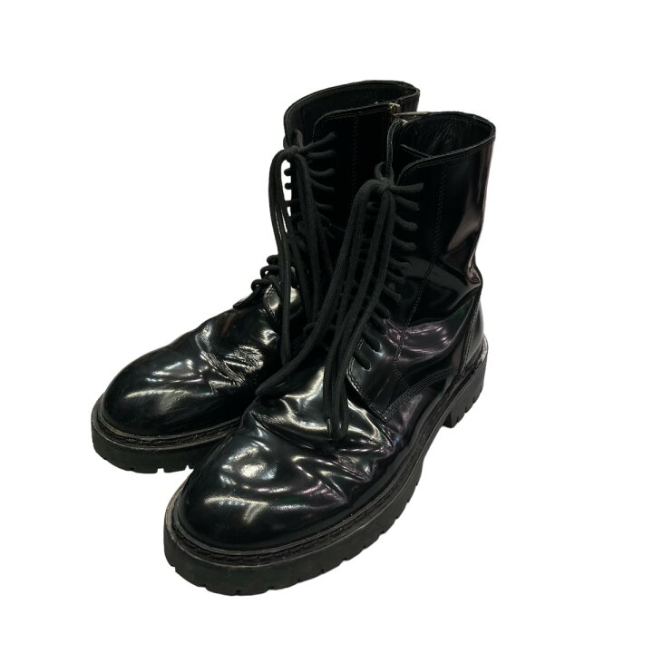 楽天市場】【中古】ANN DEMEULEMEESTERエナメルレースアップブーツ 