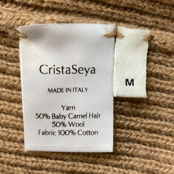 楽天市場】【中古】Cristaseya長袖ニット ベージュ サイズ：M【価格 