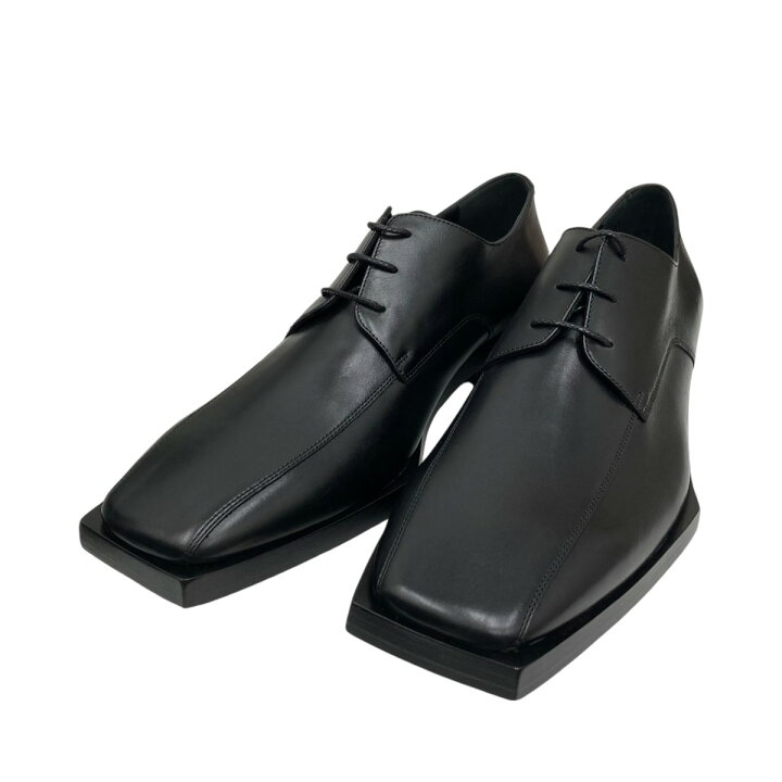 楽天市場】【中古】BALENCIAGA スクエアトゥ ダービーシューズ レザー 