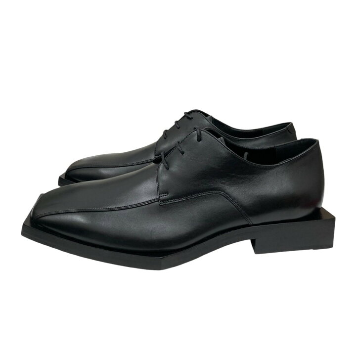 楽天市場】【中古】BALENCIAGA スクエアトゥ ダービーシューズ レザー 