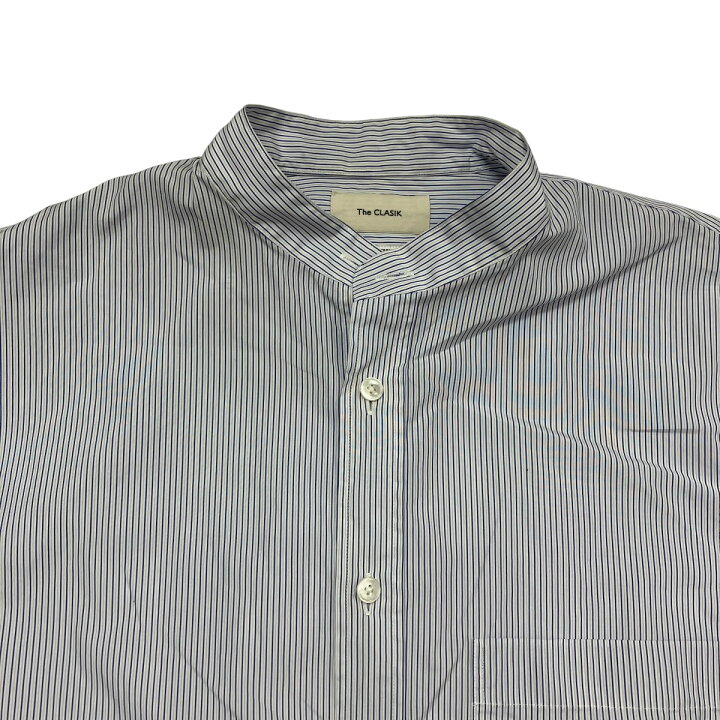 楽天市場】【中古】The CLASIK COLLARLESS SHIRT バンドカラーシャツ 
