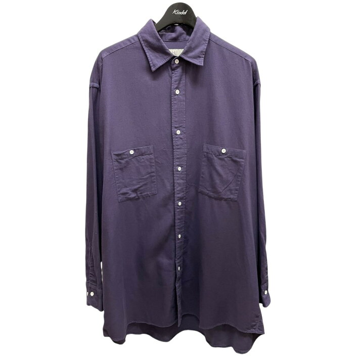 楽天市場】【中古】HERILLカシミヤ混長袖シャツ パープル サイズ：2 