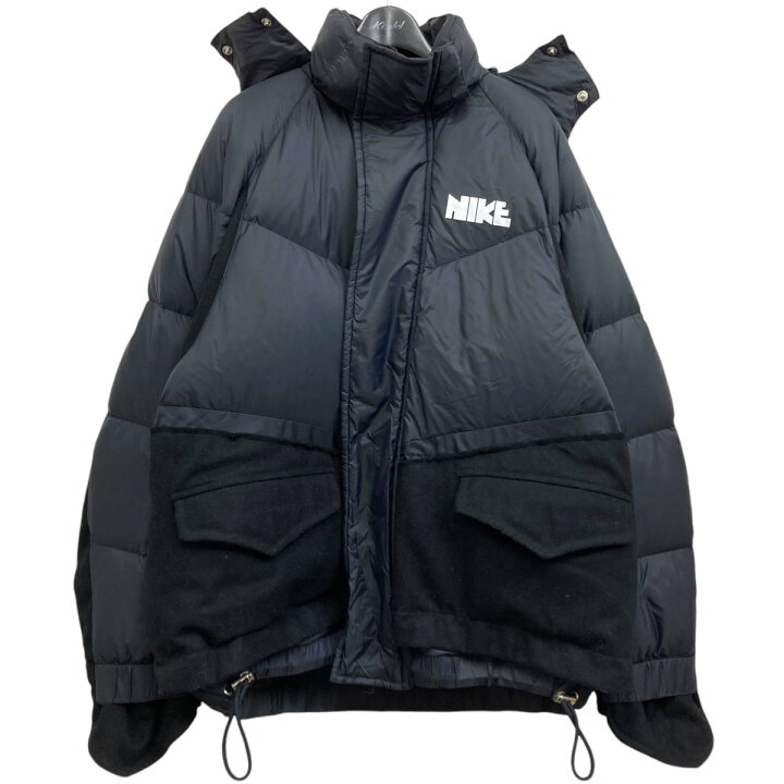 楽天市場】【中古】sacai×NIKE NRG PARKA ダウンジャケット ブラック  