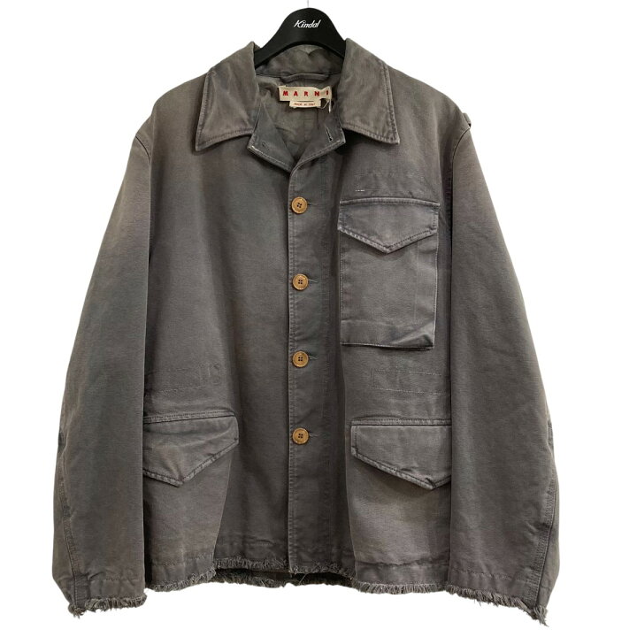 楽天市場】【中古】MARNIジャケット GUMU0110GX グレー サイズ：48 