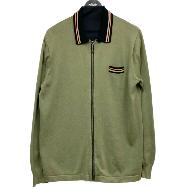 楽天市場】【中古】stussy 18AW Perry Zip L／SL Polo Knitポロシャツ 