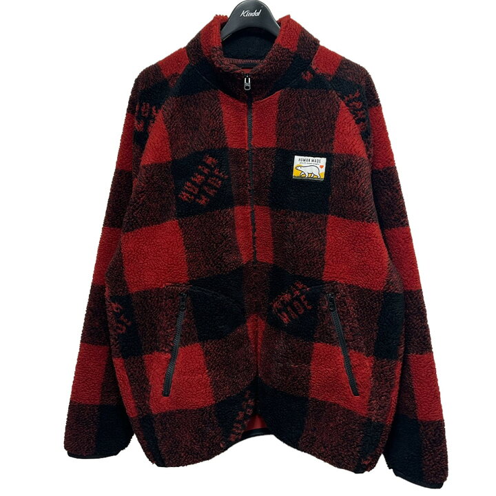 楽天市場】【中古】HUMAN MADE 2022AW Check Boa Fleece Jacket 