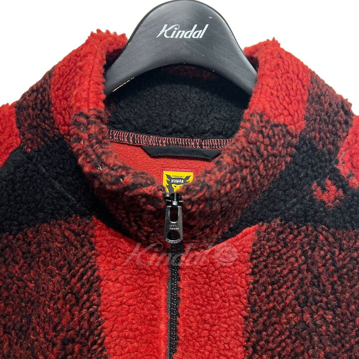 楽天市場】【中古】HUMAN MADE 2022AW Check Boa Fleece Jacket 