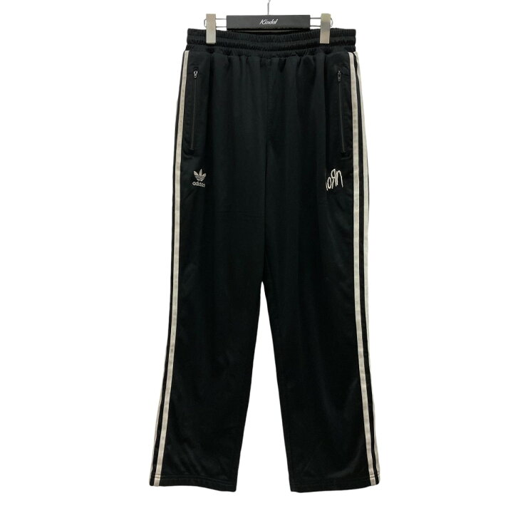 楽天市場】【中古】adidas×Korn トラックパンツ IN9110 ブラック 