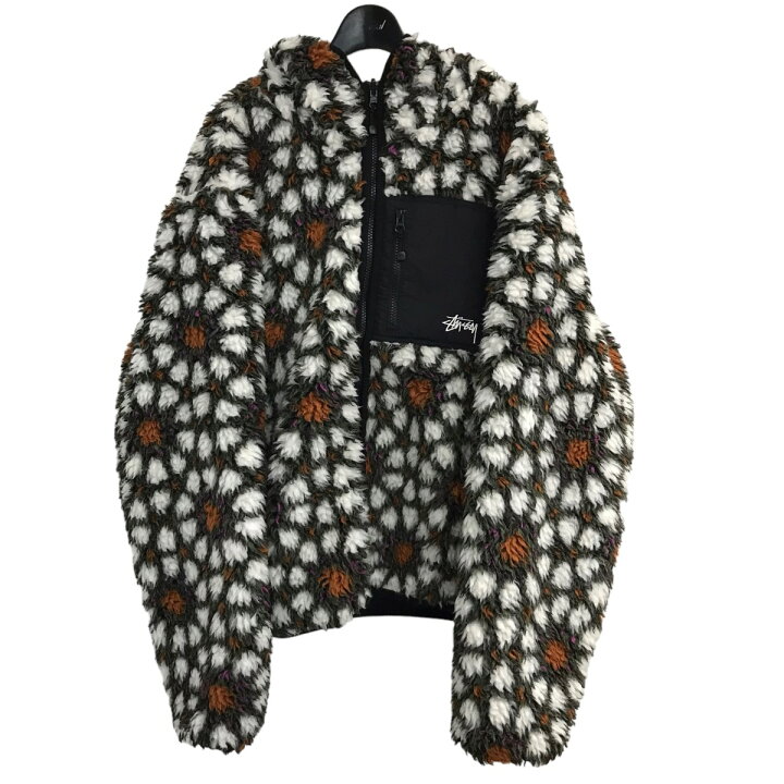 楽天市場】【中古】stussy「Pattern Sherpa Jacket」 リバーシブルボア 
