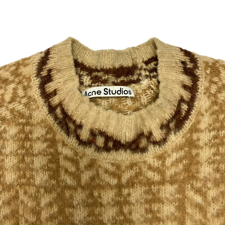楽天市場】【中古】ACNE STUDIOS ハウンドトゥースチェック クルー 