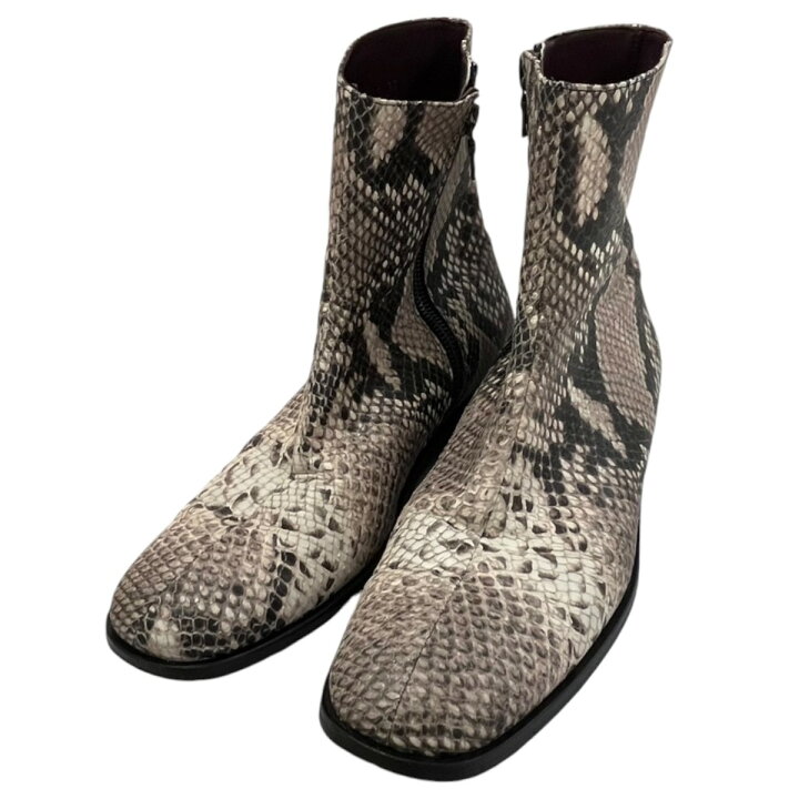 楽天市場】【中古】DRIES VAN NOTEN パイソン柄サイドジップブーツ 