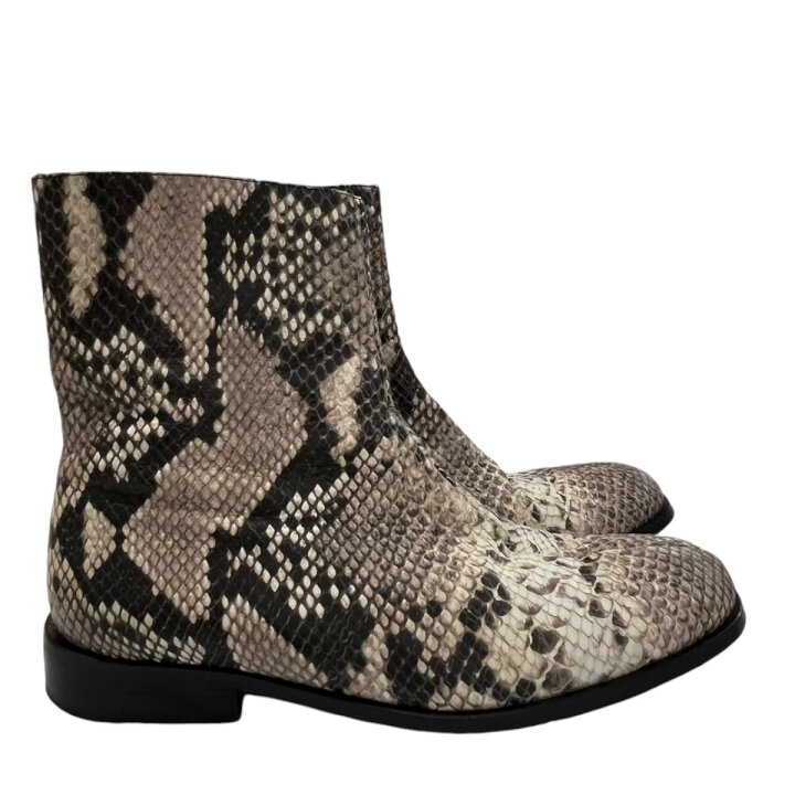 楽天市場】【中古】DRIES VAN NOTEN パイソン柄サイドジップブーツ 