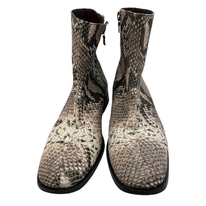 楽天市場】【中古】DRIES VAN NOTEN パイソン柄サイドジップブーツ 