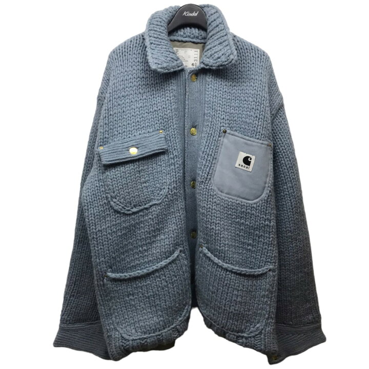 楽天市場】【中古】SACAI×CARHARTT 23AW「Knit Jacket Michigan  