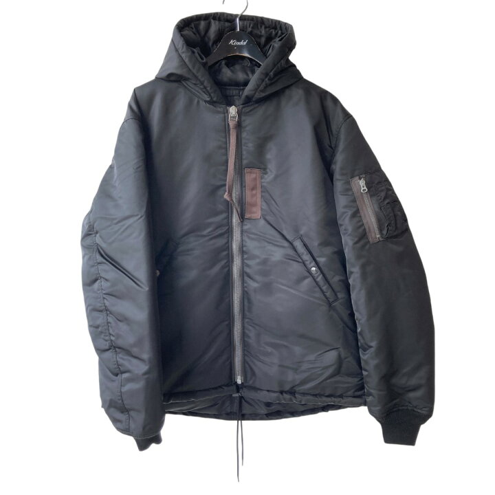 楽天市場】【中古】UNUSED×BUZZ RICKSONS 23AW MA-1 hooded jacket  