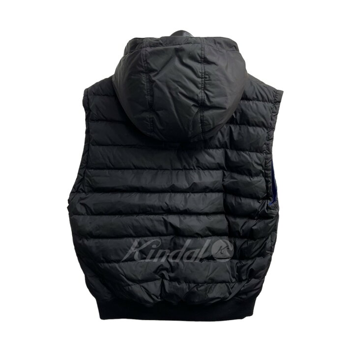 楽天市場】【中古】VERSACEリバーシブルダウンベスト ブラック×ブルー 