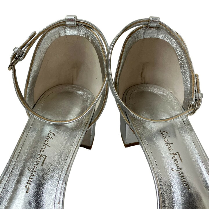 楽天市場】【中古】Salvatore Ferragamo サンダル シルバー サイズ：8 