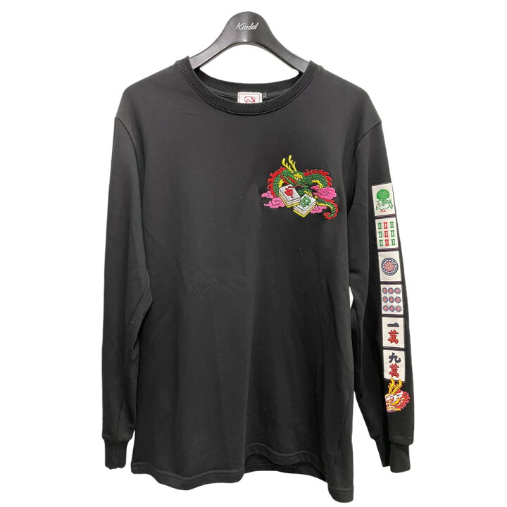 楽天市場】【中古】チュウカタベタイ 長袖Tシャツ ブラック サイズ：L 