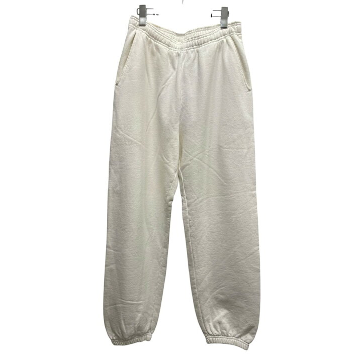 楽天市場】【中古】plllllleeeasse スウェットパンツ ホワイト サイズ 