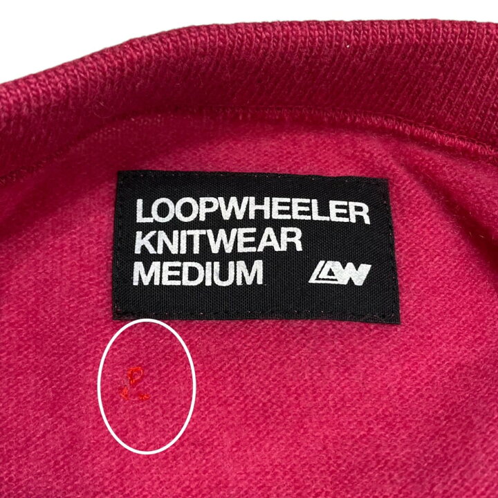 楽天市場】【中古】LOOPWHEELERカシミヤニット セーター ピンク サイズ 