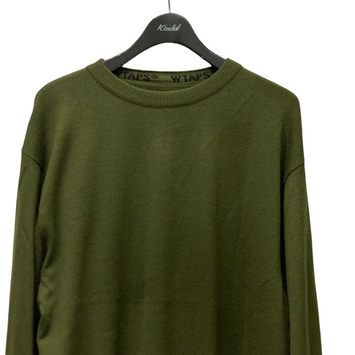 楽天市場】【中古】WTAPS DECK SWEATER WOOL ロゴワッペンニット 