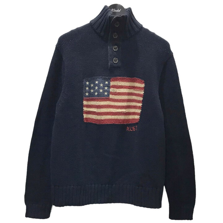 楽天市場】【中古】POLO RALPH LAUREN 星条旗コットンリネンタートル 