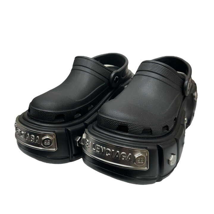 楽天市場】【中古】BALENCIAGA HardCrocs Sandal サンダル ブラック 