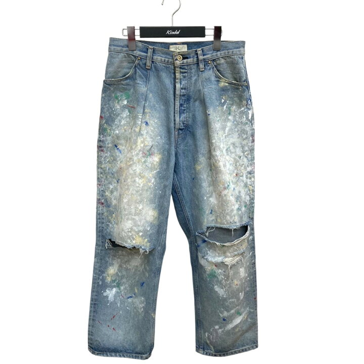 楽天市場】【中古】HERILL×WAGAMAMA15oz Tuck Splash 4PK デニムパンツ 