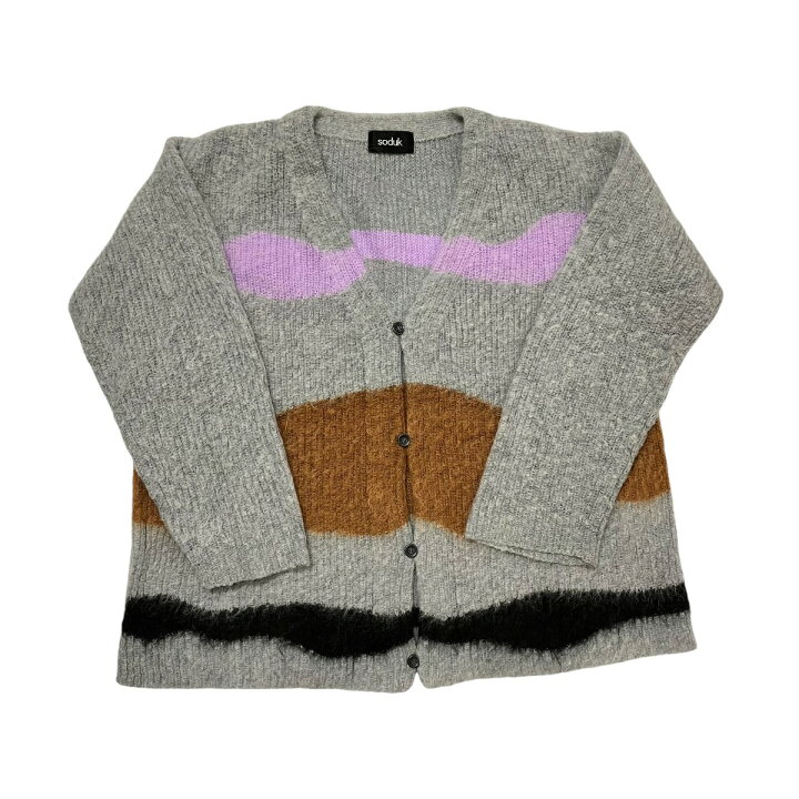 楽天市場】【中古】soduk 22FW drawing knit cardigan カーディガン  