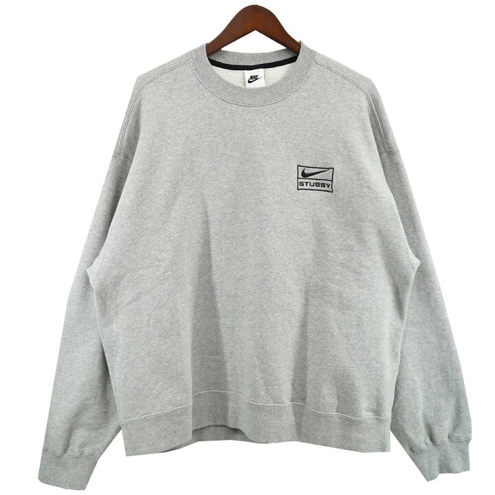 楽天市場】【中古】stussy×NIKE 24SS Nike Fleece Crew ロゴ ナイキ  