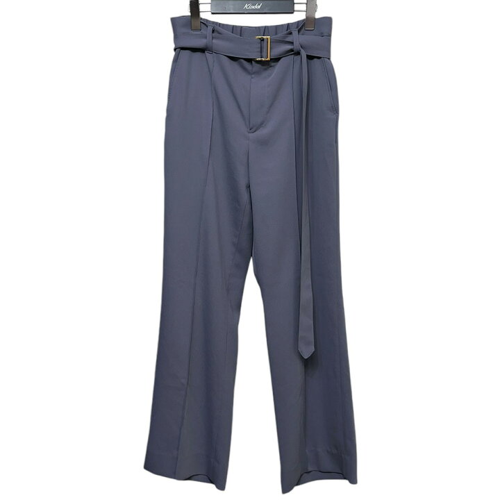 楽天市場】【中古】CULLNI ベルト付きフレアパンツ 22-SS-032 グレー 