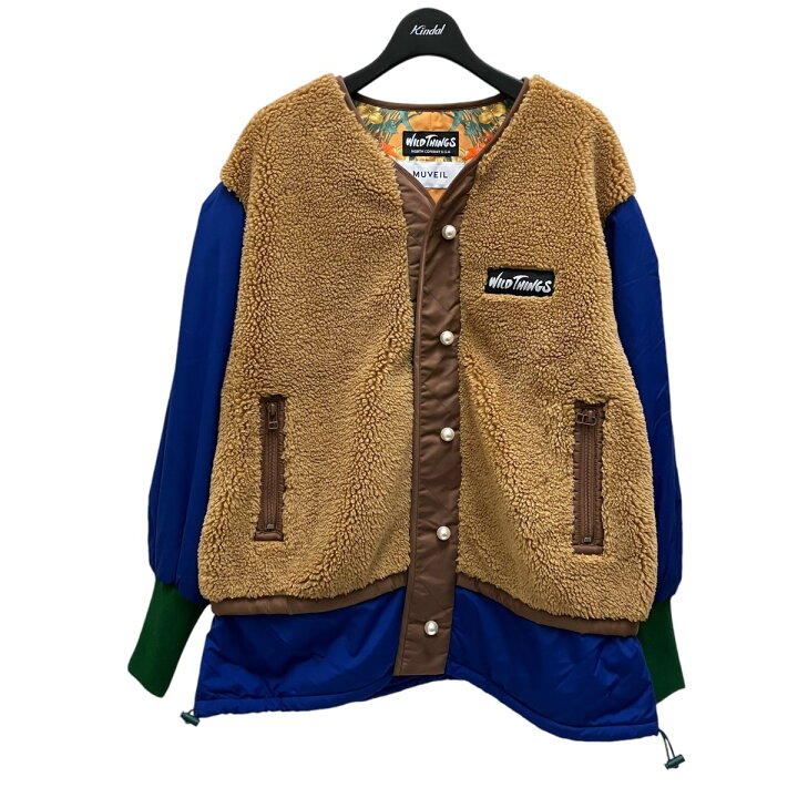 楽天市場】【中古】MUVEIL×WILD THINGS ボアジャケット WT22412SN MV 