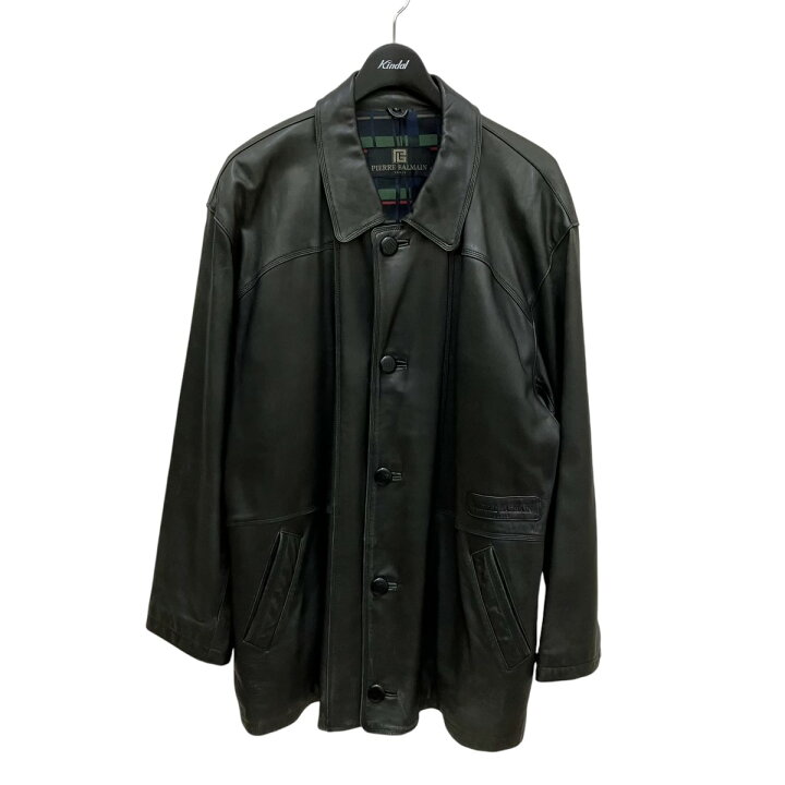 楽天市場】【中古】PIERRE BALMAIN レザージャケット 6103 ブラック 