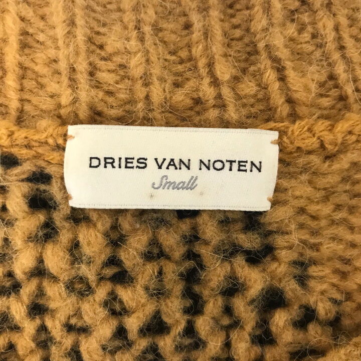 楽天市場】【中古】DRIES VAN NOTEN20AW ニット ブラウン×ブラック 