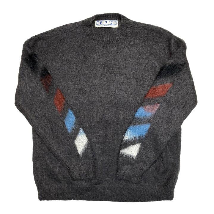 楽天市場】【中古】OFFWHITE バックロゴモヘアニット OMHA036F20KNI001 