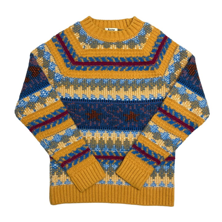 楽天市場】【中古】ACNE STUDIOS ジャガード ノルディック クルー 