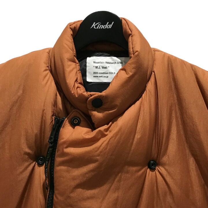 楽天市場】【中古】MOUNTAIN RESEARCH ダウンベスト MTR-3780 オレンジ 