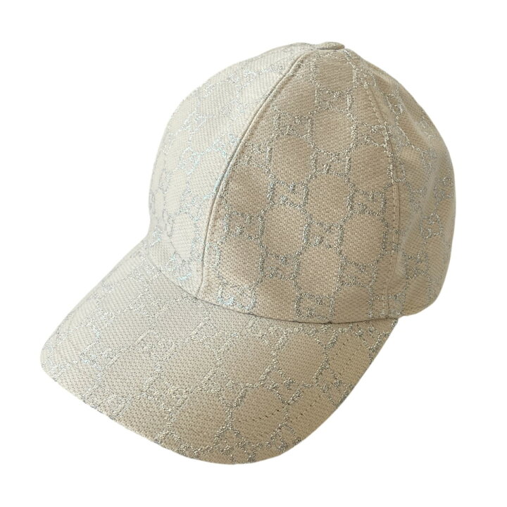 楽天市場】【中古】GUCCI GGラメベースボールキャップ 総柄 キャップ 