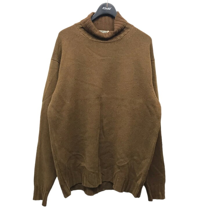 楽天市場】【中古】AURALEE 23AW【WASHED FRENCH MERINO KNIT TURTLE 