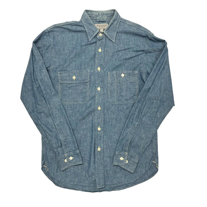 楽天市場】【中古】KENNETH FIELD シャンブレーシャツ スカイブルー 