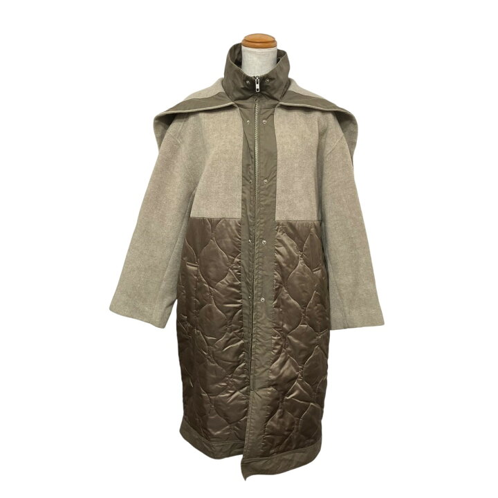 楽天市場】【中古】CASA FLINE 再生ポリエステルバイカラー コート  