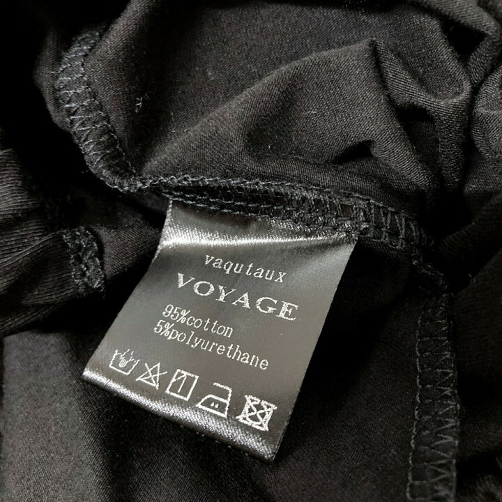 楽天市場】【中古】vaqutaux voyage ロゴカットソー ブラック サイズ 